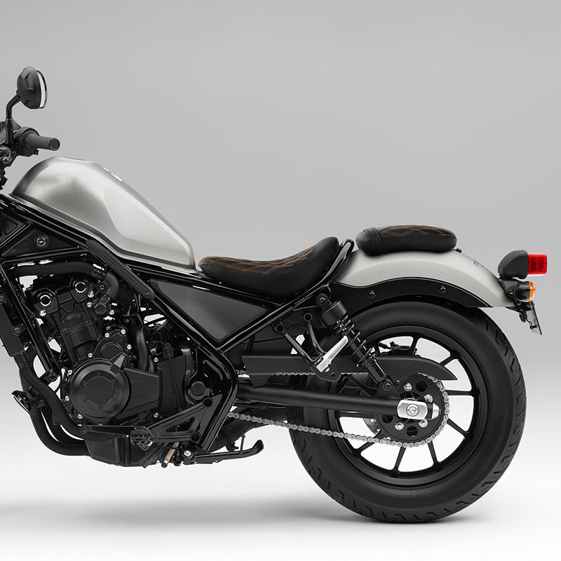 C.C. RIDER CM300 Front And Rear Seat Fit For Honda Rabel 300 CMX300 Orange Lattice, 2017-2024