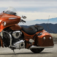 C.C. RIDER Indian Seat 2 Piece 2 Up Seat Honeycomb Stitiching For Indian Chieftain Dark Horse Chieftain Limited Chieftain Elite Springfield, 2014-2025