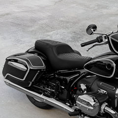 C.C. Rider BMW R18B R18 Transcontinental One Piece Seat Rider Passenger Seat Pillion Cushion Honeycomb Stitching, 2020-2024