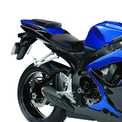C.C. RIDER GSX-R750 GSX-R600 Front And Rear Seat Fit For SUZUKI GSXR750 GSXR600 Black Blue Carbon Fiber, 2006-2007