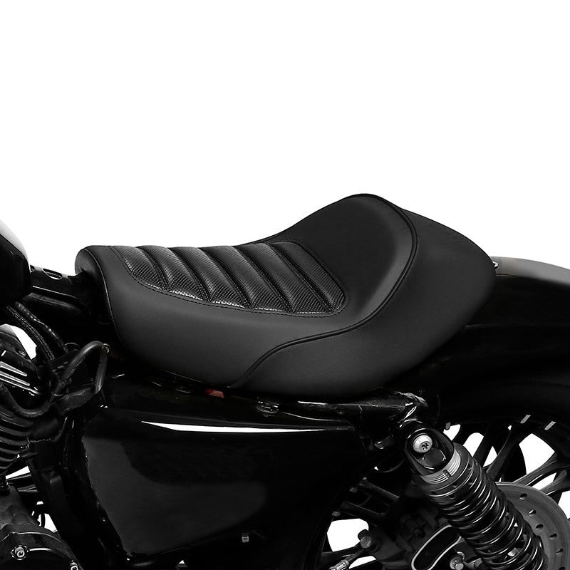 C.C. RIDER Harley Sportster Seat Café Racer Seat Chopper Seat Bobber Seat For Sportster Iron 883 Iron1200 XL883 XL1200, 2010-2023