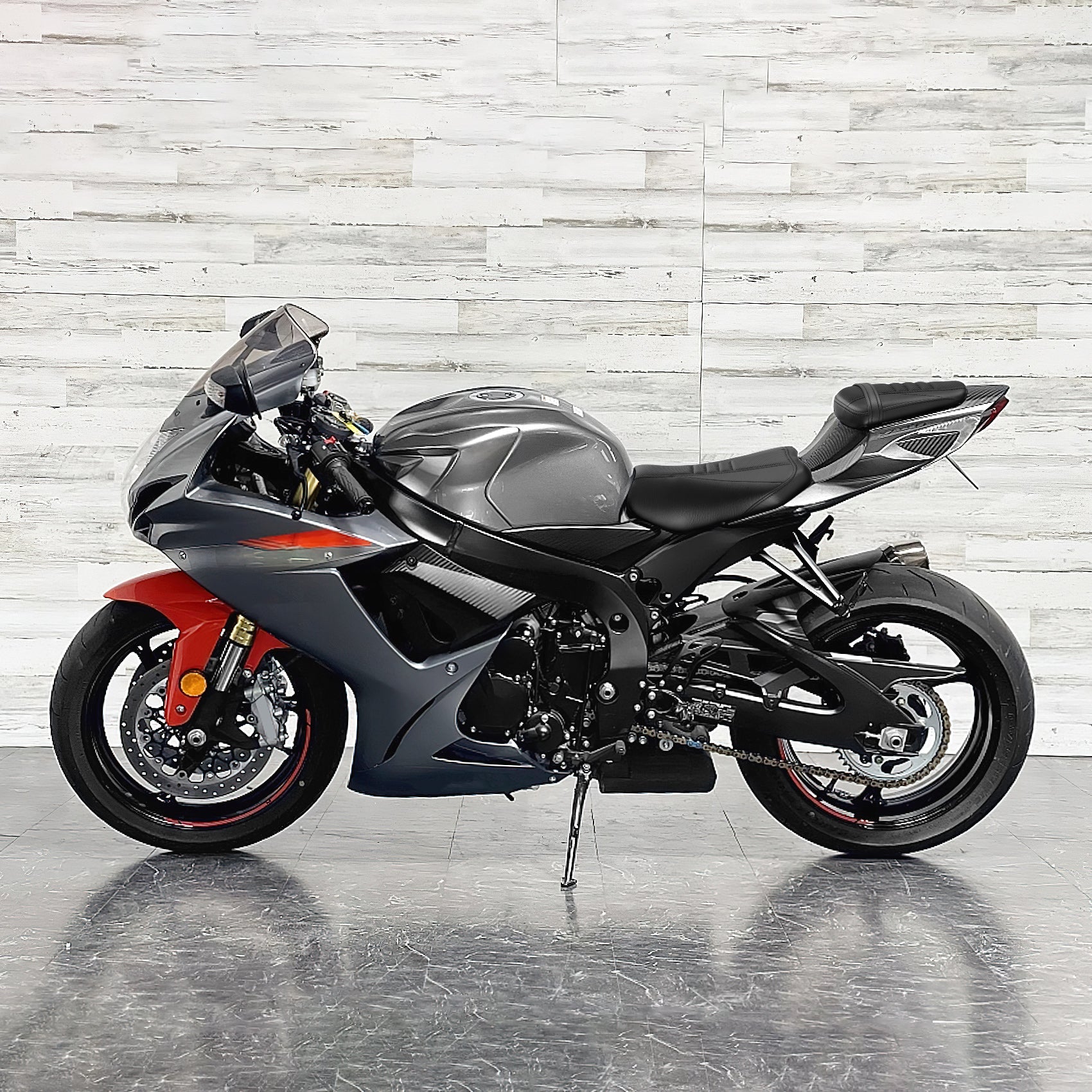 C.C. RIDER GSX-R750 GSX-R600 Front And Rear Seat For SUZUKI GSXR750 GSXR600 Black Carbon Fiber, 2011-2025