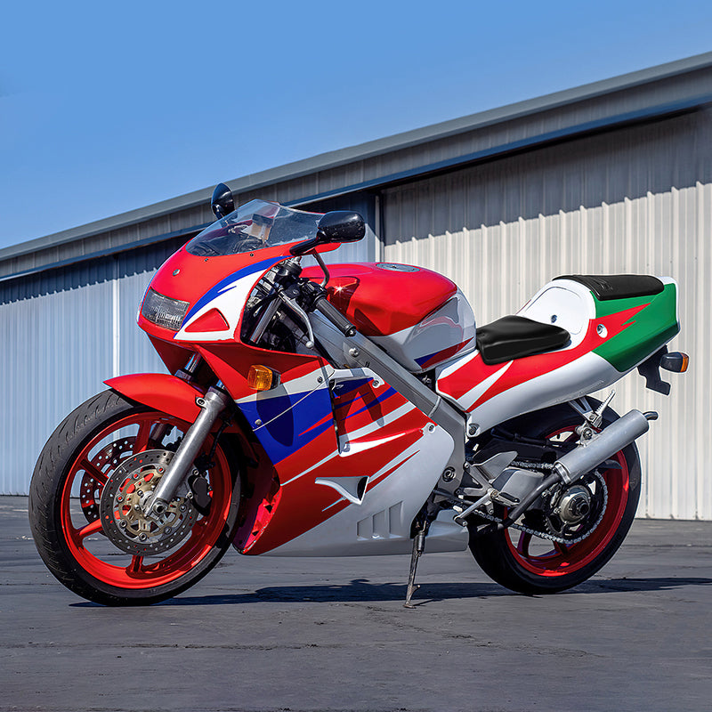 C.C. RIDER NSR250 NSR250SE NSR250SP One Piece Seat Black For Honda NSR250, 1994-1997