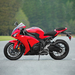 C.C. RIDER CBR1000RR Two Piece Seat Black Lattice Stitching For Honda CBR1000RR, 2008-2016