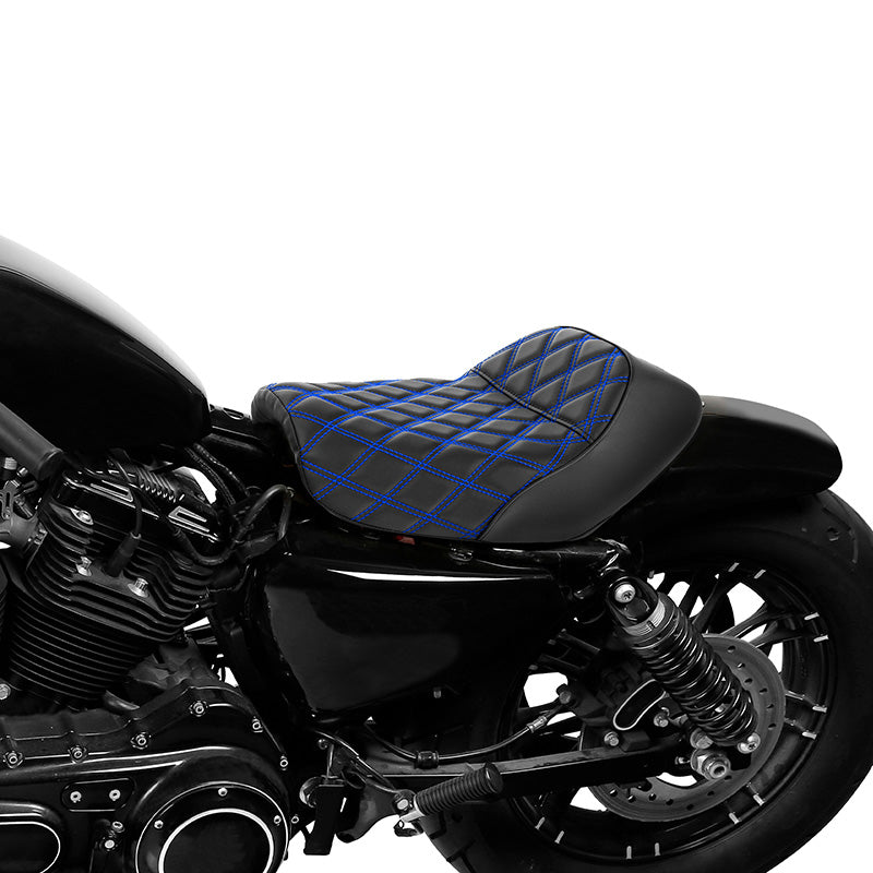 C.C. RIDER Harley Sportster Seat Café Racer Seat Diamond For Sportster Iron 883 Iron1200 XL883 XL1200, 2010-2023