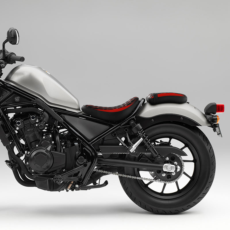 C.C. RIDER CM300 Front And Rear Seat Fit For Honda Rebel 300 CMX300 Red Circles, 2017-2024
