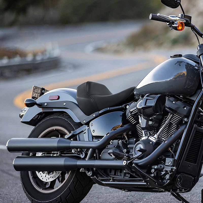C.C. RIDER Softail Seat Low Rider Solo Driver Seat Standard Reach For FXLR FXLRS FXLRST, 2018-2025