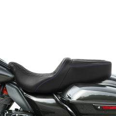 Gel Seat C.C. RIDER Touring Seat 2 Up Seat Driver Passenger Seat For Harley CVO Street Glide Road King Road Glide Electra Glide, 2009-2023