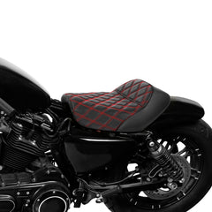 C.C. RIDER Harley Sportster Seat Café Racer Seat Diamond For Sportster Iron 883 Iron1200 XL883 XL1200, 2010-2023