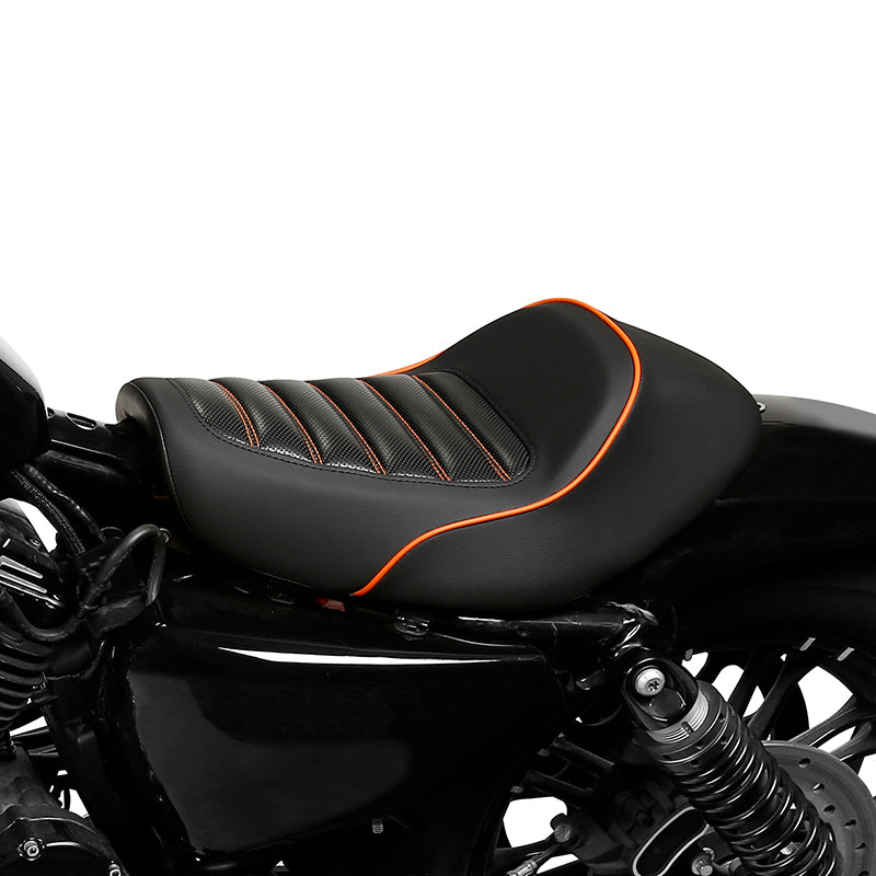 C.C. RIDER Harley Sportster Seat Café Racer Seat Chopper Seat Bobber Seat For Sportster Iron 883 Iron1200 XL883 XL1200, 2010-2023