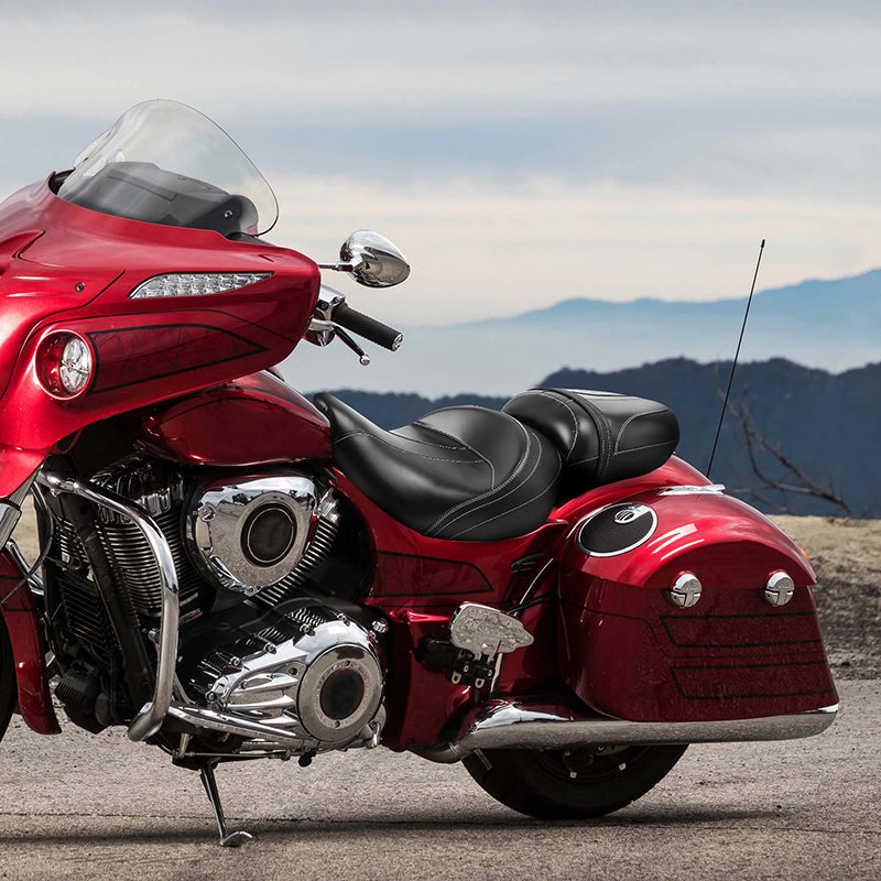C.C. RIDER Indian Seat 2 Piece 2 Up Seat For Indian Chieftain Dark Horse Chieftain Limited Chieftain Elite Springfield, 2014-2025