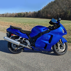 C.C. RIDER GSX1300R Front And Rear Seat Fit For SUZUKI Hayabusa GSX1300R Black Stitch, 1999-2007