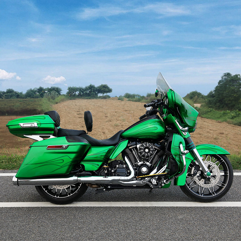 HR3 Flake Candy Green Complete Body Fairing Kit For Harley CVO Street Glide FLHXSE 14-23
