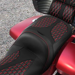 C.C.RIDER Indian Chieftain 2 Up Seat Touring Motorcycle Seat Honeycomb Stitching, 2014-2025