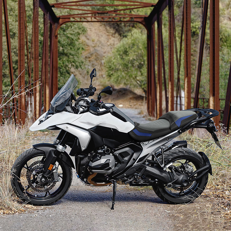 C.C. RIDER BMW R1300GS Seat Rider Passenger Seat Pillion Cushion Blue Gray Black For BMW R1300GS, 2023-2025