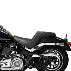 Gel Seat C.C. RIDER Softail Seat 2 up Seat Step Up Lattice Stitching For Softail Standard Street Bob FXBB Standard FXST, 2018-2025