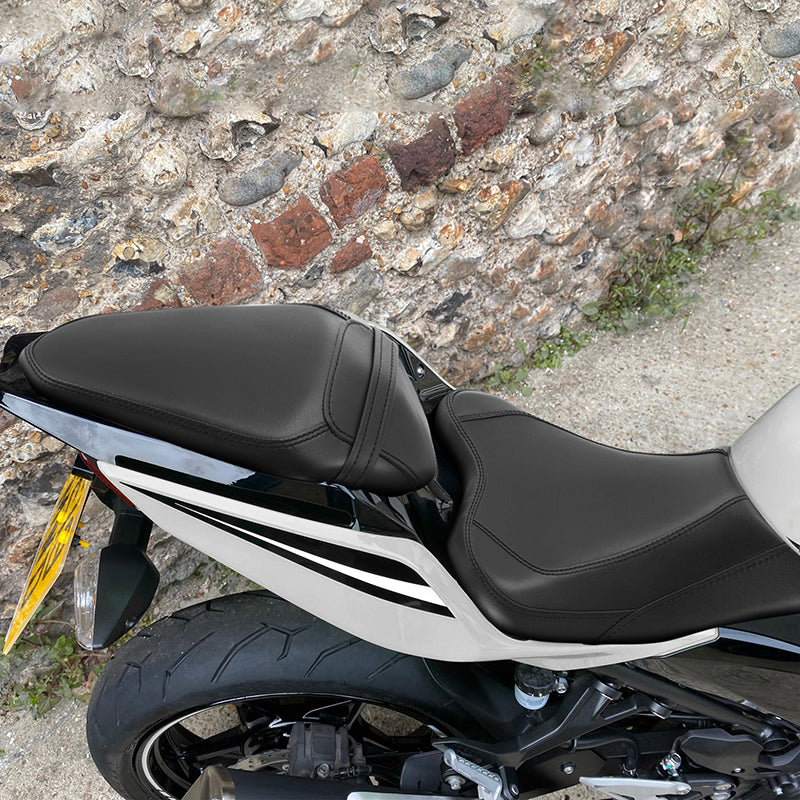 C.C. RIDER Ninja 400 Z400 Front And Rear Black Seat Fit For Kawasaki, 2018-2024