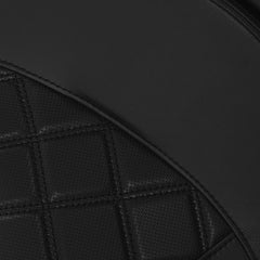 C.C. RIDER Softail Seat Two Piece 2 Up Seat Low Profile Driver Solo Seat Passenger Seat Black Lattice For Harley Fat Boy Cross Bones Softail, 2006-2017