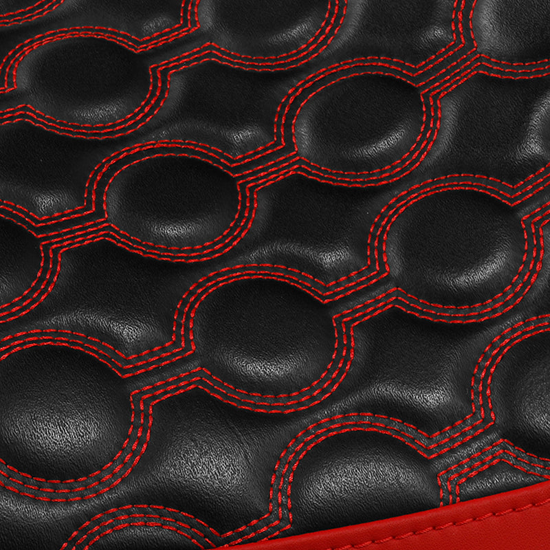 C.C. RIDER CM300 Front And Rear Seat Fit For Honda Rebel 300 CMX300 Red Circles, 2017-2024