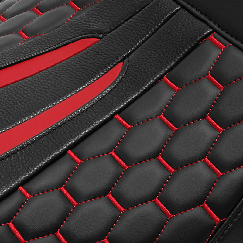 C.C. RIDER Dyna Seat 2 up Seat Motorcycle Seat Honeycomb For Dyna Low Rider Fat Bob FXD/FXDWG, 2006-2017