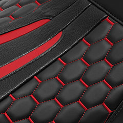 C.C. RIDER Dyna Seat 2 up Seat Motorcycle Seat Honeycomb For Dyna Low Rider Fat Bob FXD/FXDWG, 2006-2017