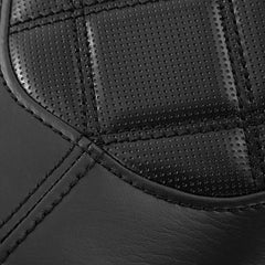 C.C. RIDER Ninja 400 Z400 Front And Rear Seat Fit For Kawasaki Ninja400 Black Lattice, 2018-2024