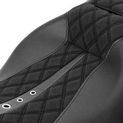 C.C. RIDER Touring Seat 2 up Seat Driver Passenger Seat Custom Motorcycle Seat For Harley Touring Electra Glide Street Glide Road Glide, 2008-2023