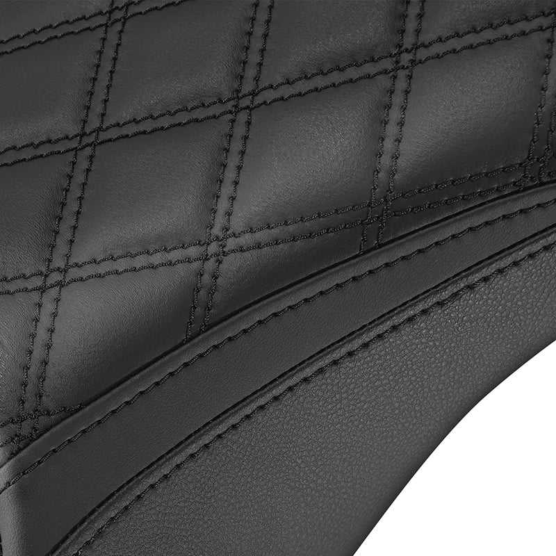 C.C. RIDER YZF R1 Front And Rear Seat For YAMAHA YZFR1 Black Lattice, 2004-2006