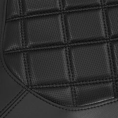 C.C. RIDER YZF R1 Front And Rear Seat For YAMAHA YZFR1 Black Lattice Stitching, 2009-2014