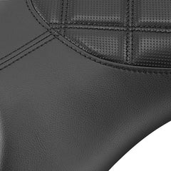 C.C. RIDER YZF R1 Front And Rear Seat For YAMAHA YZFR1 Black Diamond Stitching, 2004-2006