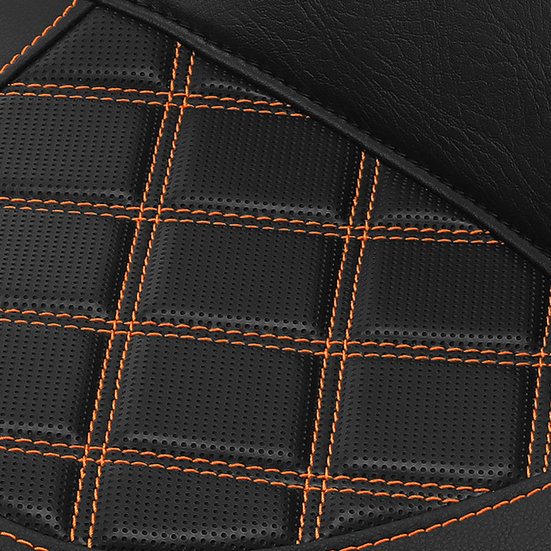 C.C. Rider BMW R18B R18 Transcontinental One Piece Seat Rider Passenger Seat Pillion Cushion Lattice Stitching, 2020-2024