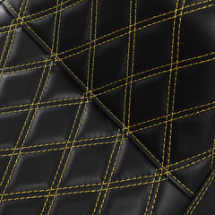 C.C. RIDER Softail Seat Low Rider Solo Seat Bright Gold Diamond For FXLR FXLRS FXLRST, 2018-2025
