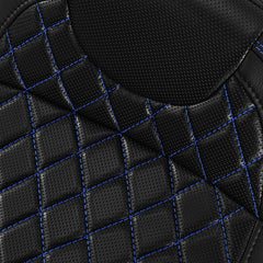 Gel Seat C.C. RIDER Touring Seat Two Piece 2 Up Seat Driver Solo Seat Passenger Seat Lattice Stitching For CVO Road Glide CVO Street Glide , 2023-2025