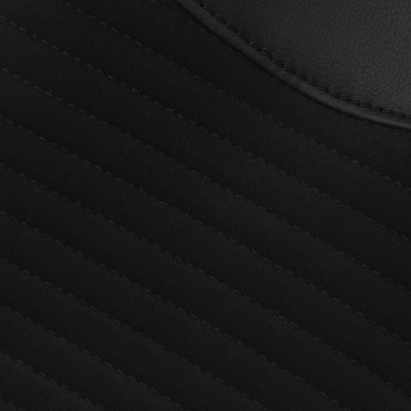 C.C.RIDER Sportster Seat Front Solo Seat Driver Rider Cushion Black Alcantara Leather, 2010-2023 XL models