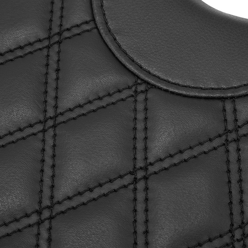 C.C. RIDER Ninja ZX6R ZX636 Front And Rear Seat For Kawasaki Black Lattice Stitch, 2009-2018