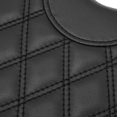 C.C. RIDER Ninja ZX6R ZX636 Front And Rear Seat For Kawasaki Black Lattice Stitch, 2009-2018