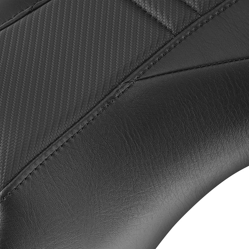 C.C. RIDER YZF R1 Front And Rear Seat For YAMAHA YZFR1 Black Carbon Fiber, 2004-2006