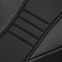 C.C. RIDER YZF R1 Front And Rear Seat For YAMAHA YZFR1 Black Carbon Fiber Stitching, 2009-2014