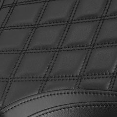 C.C. RIDER YZF R6 Front And Rear Seat Black Lattice Stitching For YAMAHA YZFR6 Black, 2017-2022