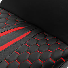 Gel Seat C.C. RIDER Touring Seat Driver Passenger Seat 2 Up Seat Black Honeycomb Stitch For FL Touring Road King Electra Glide Road Glide, 2009-2023