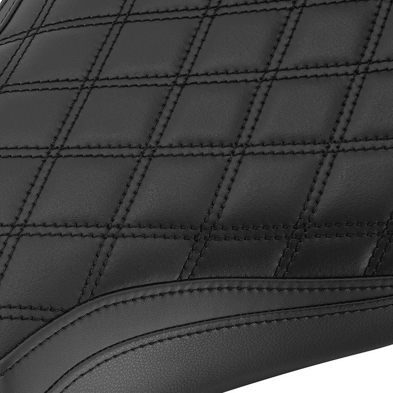C.C. RIDER GSX1300R Front And Rear Seat Fit For SUZUKI Hayabusa GSX1300R Black Diamond Stitching, 2008-2020
