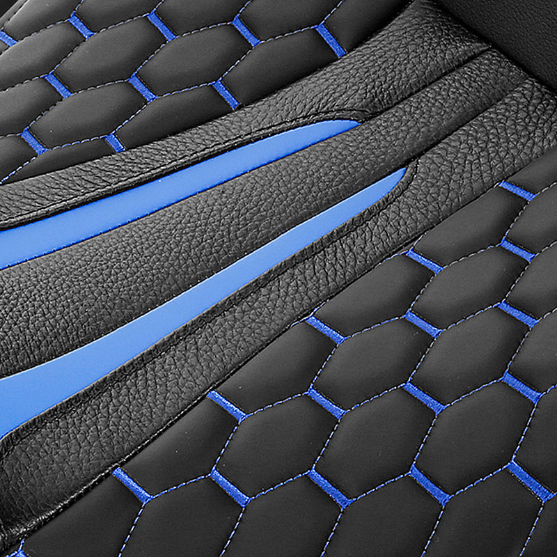 Gel Seat C.C. RIDER Touring Seat 2 up Seat Driver Passenger Seat For Harley Touring Street Glide Road Glide Electra Glide Honeycomb Stitiching, 2008-2023