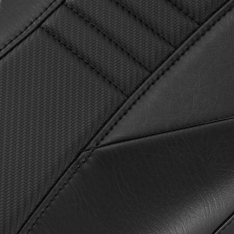 C.C. RIDER CBR1000RR Two Piece Seat Black Carbon Fiber For Honda CBR1000RR, 2004-2007