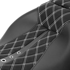C.C. RIDER Touring Seat 2 up Seat Driver Passenger Seat Custom Motorcycle Seat For Harley Touring Electra Glide Street Glide Road Glide, 2008-2023