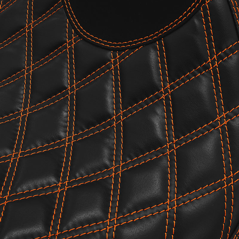 C.C. RIDER VT750C2 VT750C2B One Piece Seat Lattice Stitching Fit For Honda Shadow Spirit 2007-2015 Shadow Phantom 2009-2024