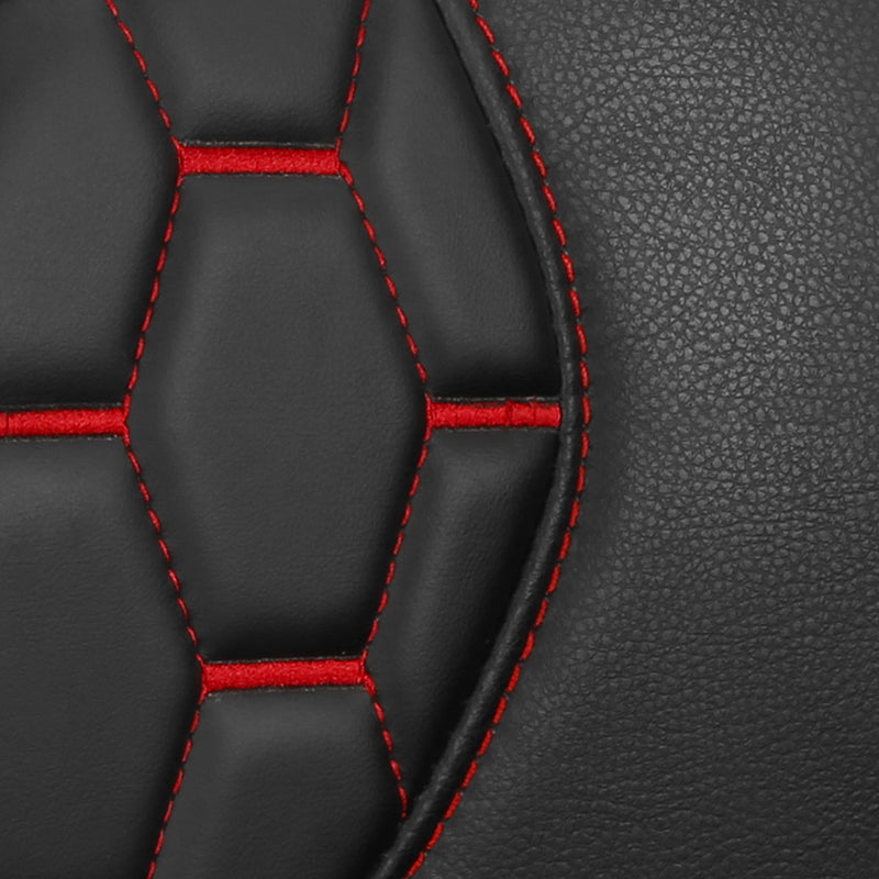C.C. RIDERR Racing Style Rider Backrest Driver Backrest Pad For Harley Touring Road Glide CVO Street Glide Electra Glide Road King, 2009-2023