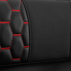 C.C. RIDER Razor Chopped Pack Trunk Backrest Passenger Backrest Pad For Harley Touring CVO Road King Road Glide Electra Glide, 1997-2013