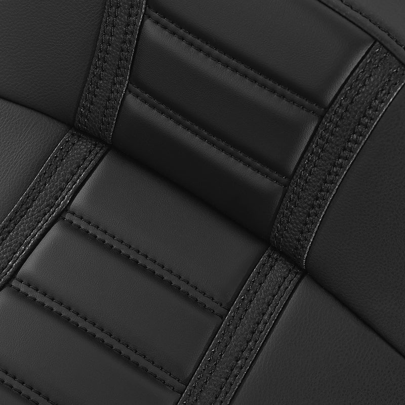 Gel Seat C.C. RIDER Touring Seat Two Piece 2 Up Seat Driver Solo Seat Passenger Seat Black Stitching For CVO Road Glide CVO Street Glide, 2023-2025