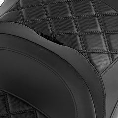 C.C.RIDER Indian Chieftain 2 Up Seat Touring Motorcycle Seat Diamond Stitching, 2014-2025