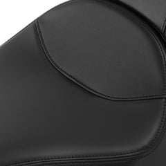 C.C. RIDER Softail Seat Two Piece 2 Up Seat Low Profile Driver Solo Seat Passenger Seat For Harley Softail Fat Boy Cross Bones, 2007-2017